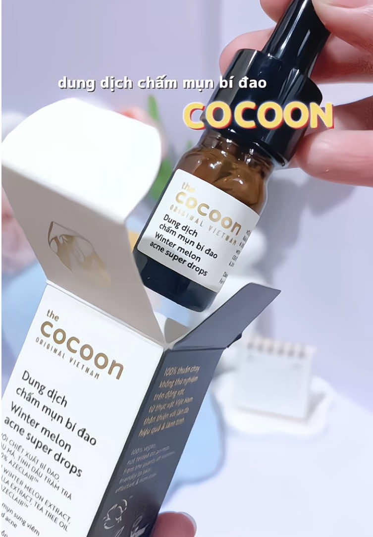 Dung dịch chấm mụn COCOON ✨ #chammu #gelchammun #cocoon #cocoonvietnam #xh #reviewlamdep #nhonaytenqinne #xuhuong #vairal #trending #dungdichchammun 