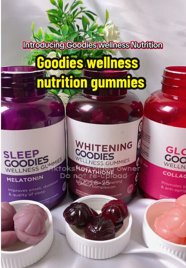 Introducing Goodies Nutrition wellness gummies #glowgoodiesnutritioncollagengummies #goodiesglutathione #glutathione #glutathionegummies #recommendations #collagen #melatonin #goodiesnutrition 
