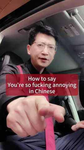 How to say “you’re so fucking annoying” in Chinese? #Danqiu #Uncle #DanqiuChinese #FreakyClass 