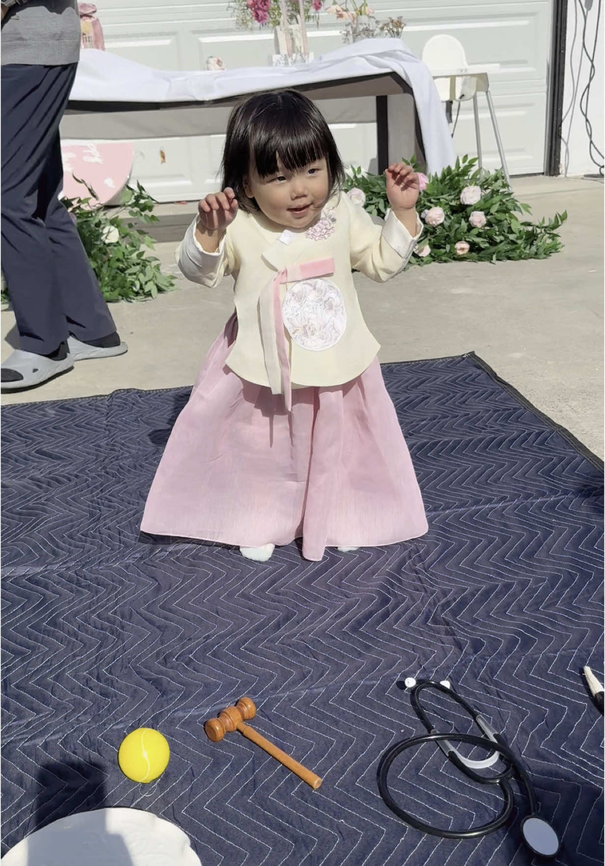 What did baby girl choose? #doljabi #koreantradition #dol