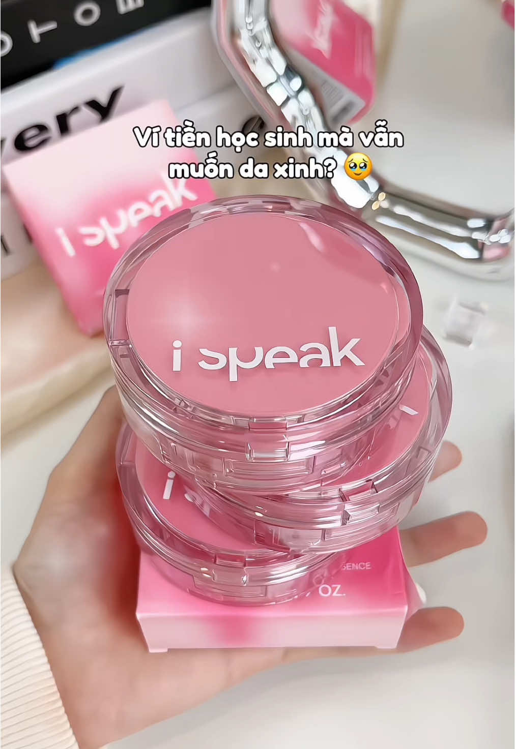 Ispeak đã soán ngôi Mistine trong lòng tuii gòii 💖 #MISTINE #ISPEAK #ISPEAKCUSHION #cushion #makeup #goclamdep #unboxing #muataitiktok #fyp #viral 