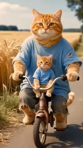 Bố bị thương. Xiaobao gánh vác gánh nặng. Xiaobao thực sự là một cậu bé nhạy cảm và tốt bụng.#Mèo #ai 