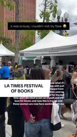 what a freaking journey. Thank you so much for supporting my shop. I will never ever ever be able to properly express my gratitude. Thank you for the video, Caroline!!! #bookchella  #latimesfestivalofbooks #latimesfob 