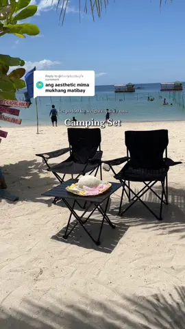 Replying to @@𝐸𝑣𝑒𝑟y𝑑𝑎𝑦𝑆ℎ𝑜𝑝 yess mo matibay to! #campingchair #campingtable #campingset #fyp #fyppppppppppppppppppppppp #foryoupage 