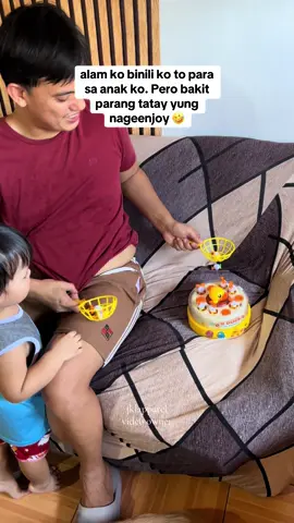 Bonding na rin ng mag tatay haha 