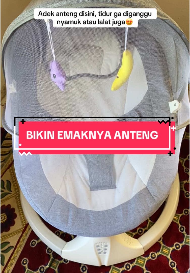 Beli dari adek lahir,bener bener kepake dari umur adek 3 bulan karena udh mulai antenggg, kaya diayun emaknya. Emak jadi tenang melakukan kegiatan rumah tangga kalo suami lg kerjaa. Kepake bgt sekarangg😍😍 #babyswing #bouncerbayi #fyp #kebutuhanbayi #bayigemes #bayitiktok #bayilucu 