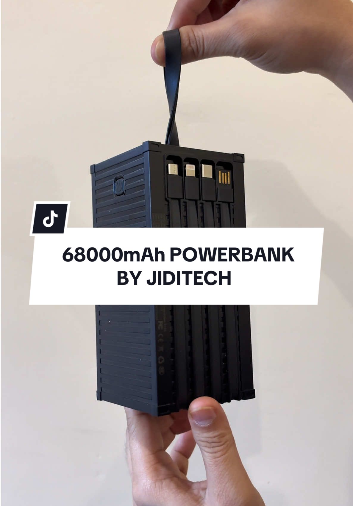 68000mAh POWERBANK BY JIDITECH!  #powerbank #jiditech #trending #fyp 