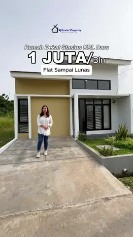 rumah dekat stasiun krl daru angsuran 1 jutaan flat sampai lunas #darucapital #rumahsubsidi #rumahtanpabichecking #1jutaflat #rumahdidaru #rumahminimalis