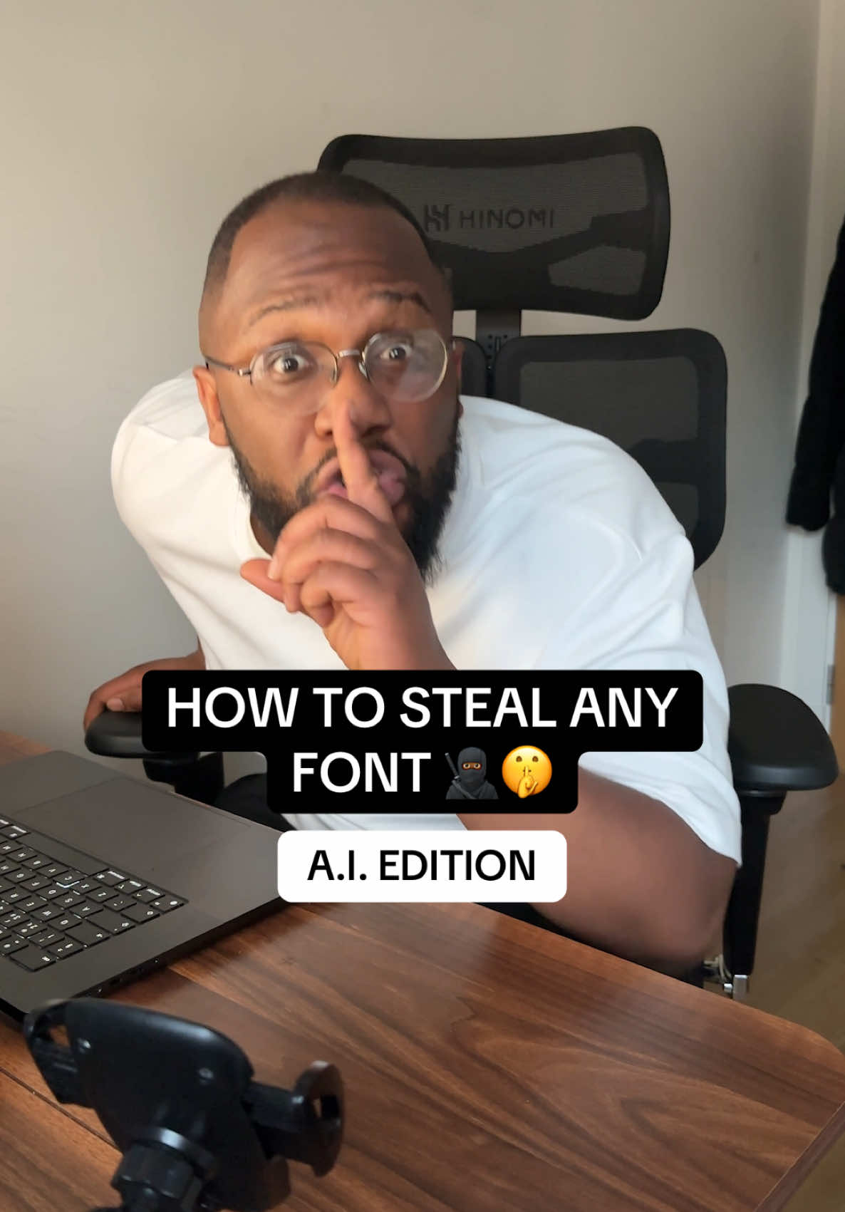 How to steal any font 🥷🤫 Shhh don't tell anyone 😁 #fyp #graphicdesign #graphicdesigner #adobeillustrator #illustratortutorial #illustratortips #designtips