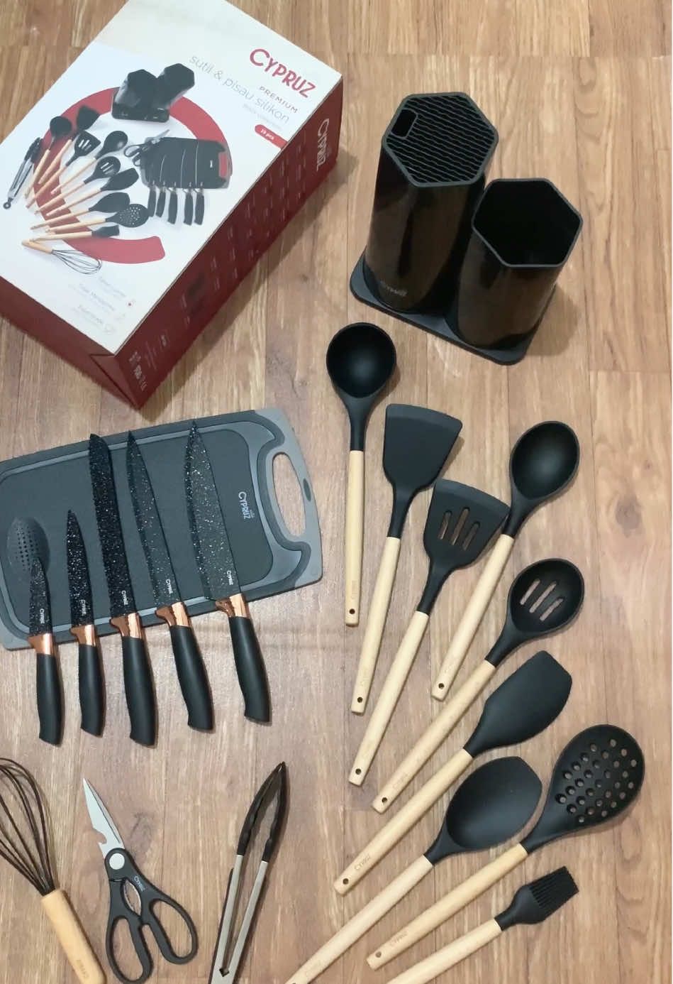 Cypruz Premium Sillicone - Sutil dan Pisau Silikon terbaik 💯 #kitchenware #fyppppppppppppppppppppppp #cypruz #sutil #pisaudapur #sutilsilicon 