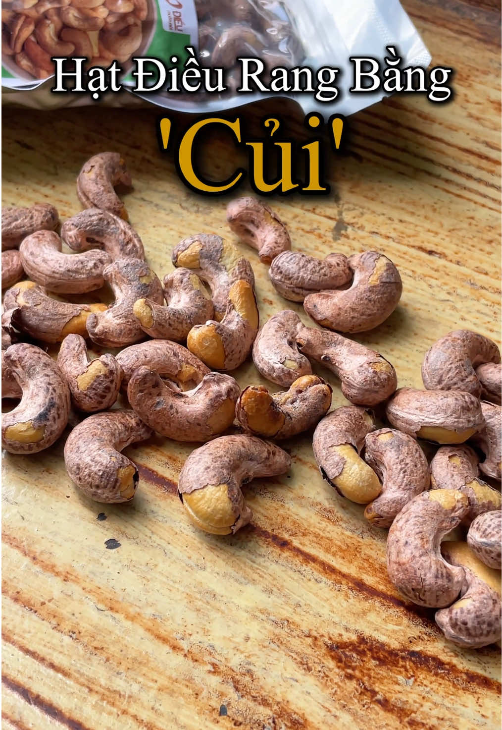 Hạt điều rang củi truyền thống #hatdieu #hatdieubinhphuoc #hatdieurangmuoi #granola #ankieng 