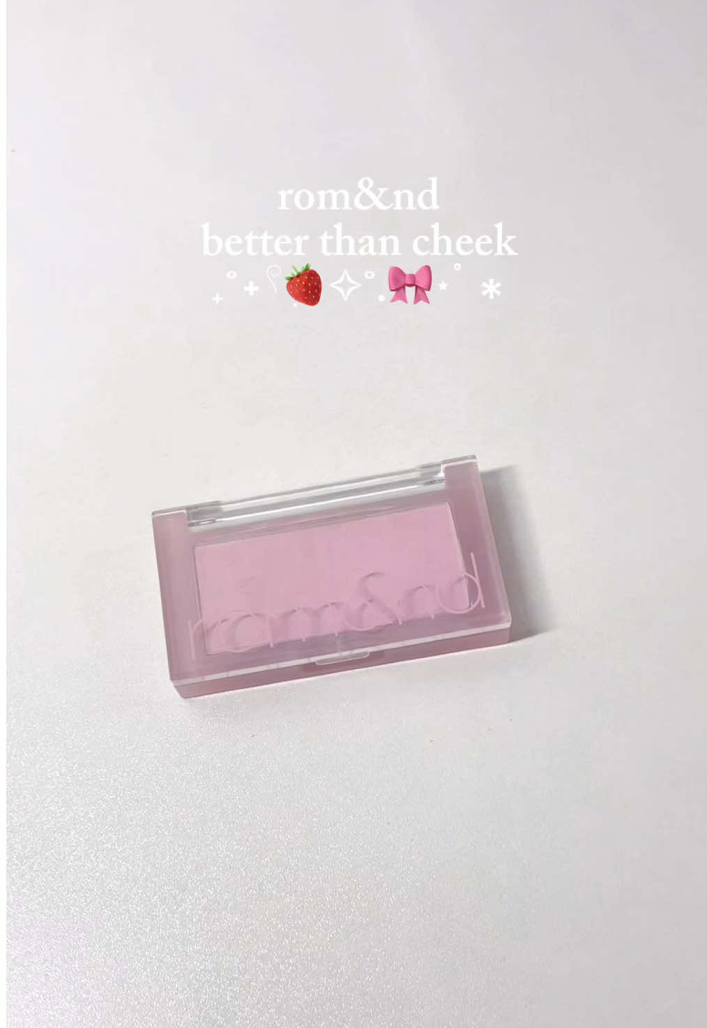 สีโคตรนัวละมุนมากก🎀🥛#บลัชออน #รีวิวบิวตี้ #romand #blush #betterthancheek #makeup #kbeauty #fyp 