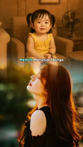 Sekarang aku lebih memilih menutup telinga... #katakata #CapCut #beranda #fyp 