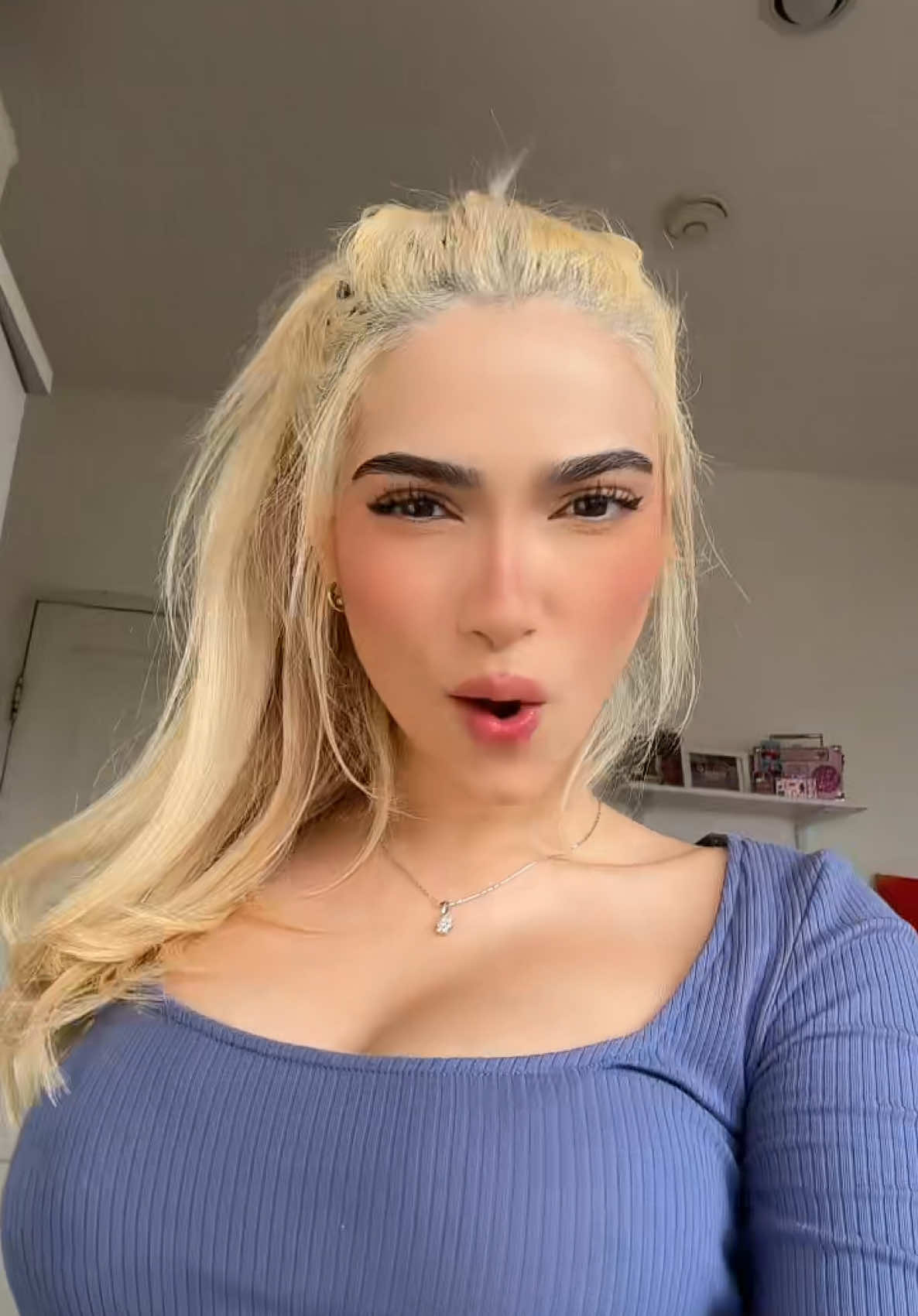 drenched in blue