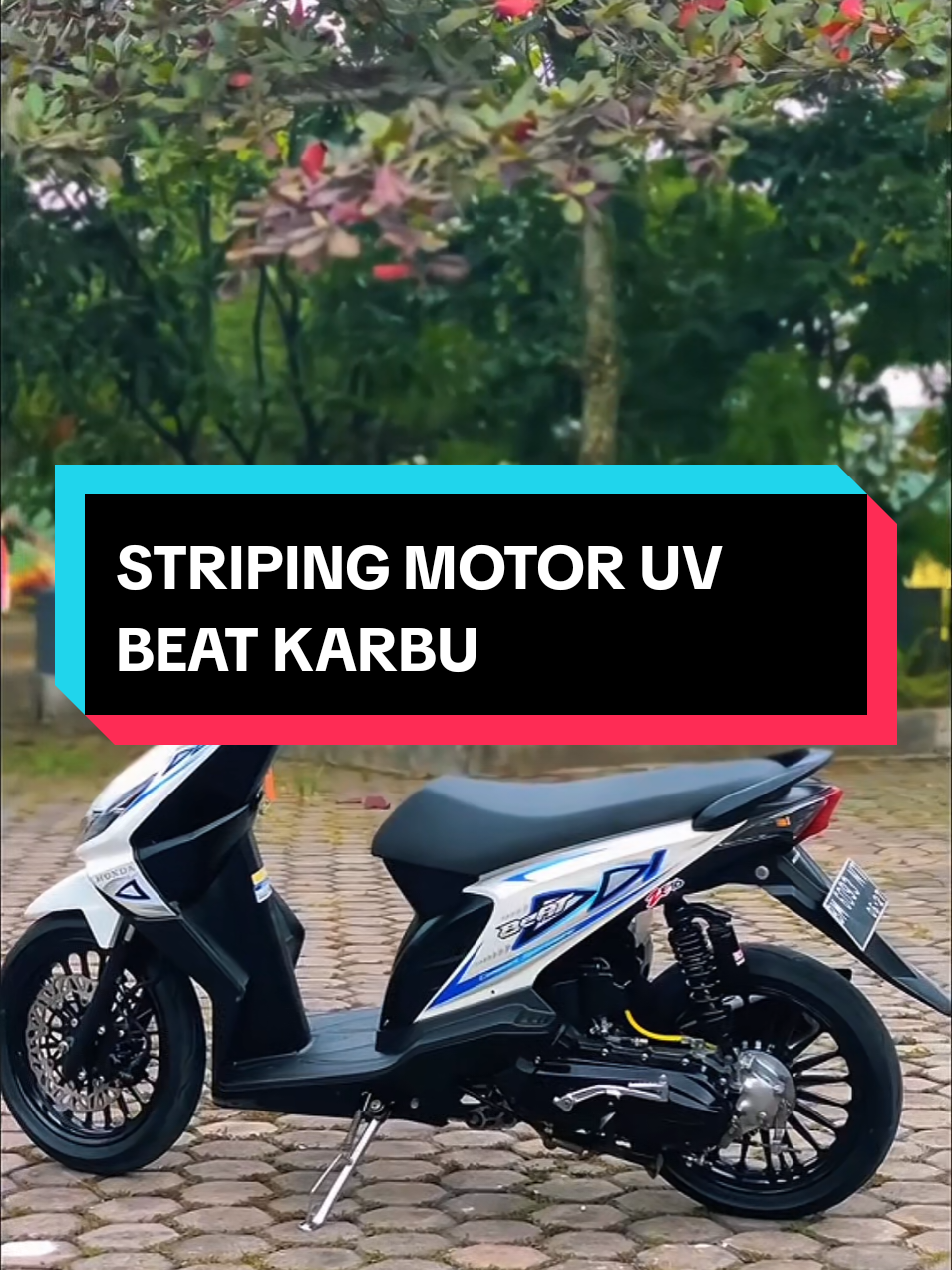 Striping Beat Karbu + hasil pemasangannya nih gais super cakep banget kan, ini motif best seller loh 💥 #fyp #stripingmotor #stripinguv #stripingtransparantuv #stripingtransparan #stikermotor #stripingcustom #stripingcustombeatkarbu #stripingbeat #stikermotorpremium #aksesorismotor #aksesorismotormatic #aksesorismotorbeat #aksesorisstiker #beatkarbu #beatkarbumodifikasi #beatkarbuproper #beatproper #grosirstickerindonesia 