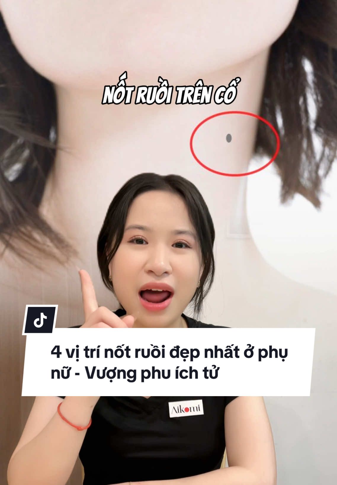4 vị trí nốt ruồi đẹp nhất ở phụ nữ - Vượng phu ích tử - Nằm duỗi mà ăn. 