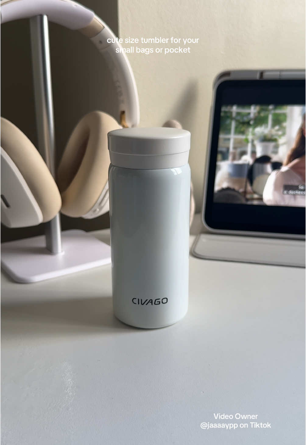 perfect to! kung may lakad ka pero ayaw mo ng malaking tumber, o kaya naman nasa coffee shop kayo hindi mo maubos coffee mo pwedeng pwede 'to lagayan ng coffee tubig at kung anong gusto mo #insulatedtumbler #insulated #coffeetumbler #minithermos #minitumbler #portabletumbler #pocketsizetumbler #7oztumbler #miniflask #civago #civagotumbler #civagocoffeecup #vacuumflask 