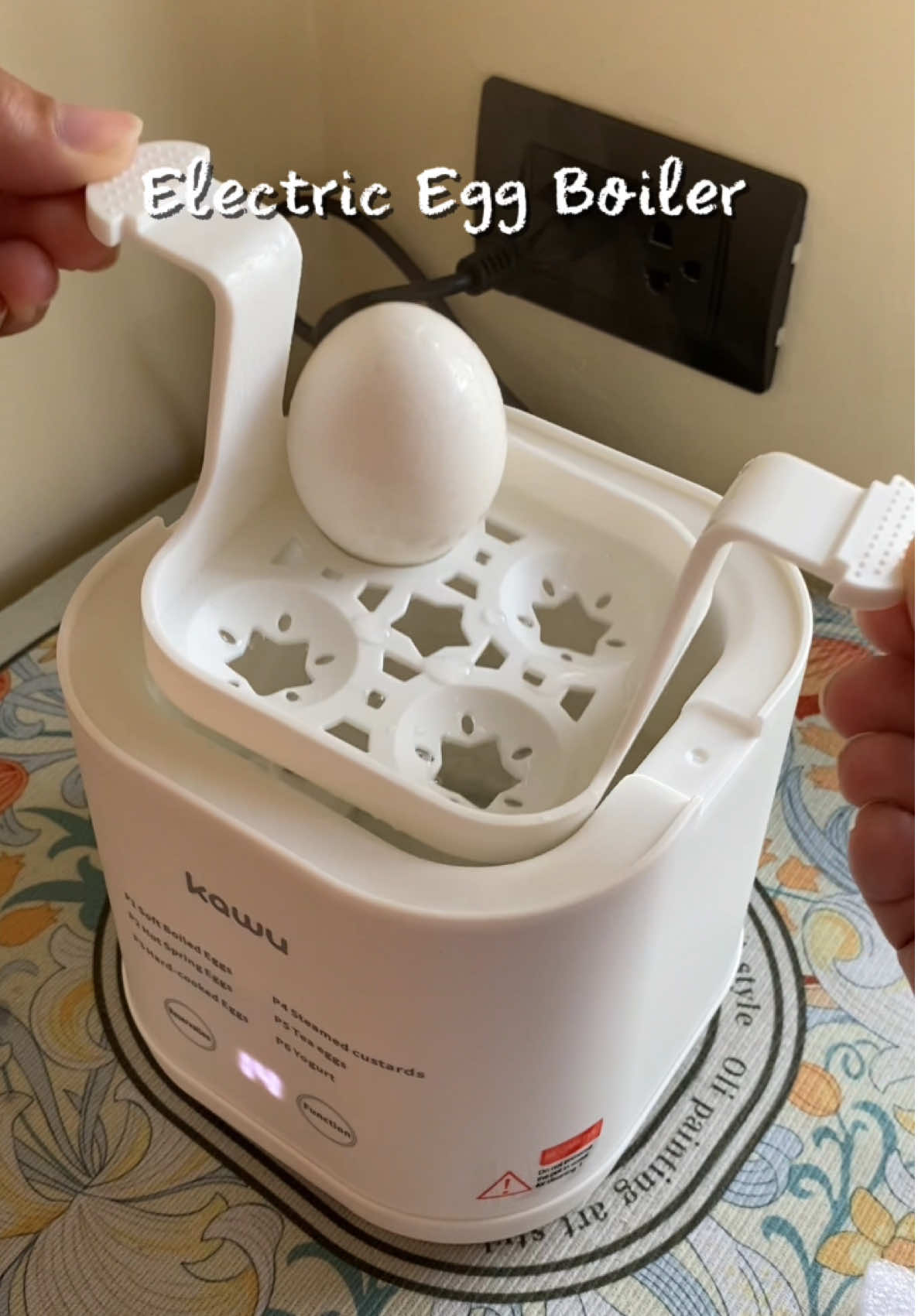 #eggboiler #boiledegg #electriccooker #minielectriccooker #electriceggboiler #fyp #foryou #foryoupage 
