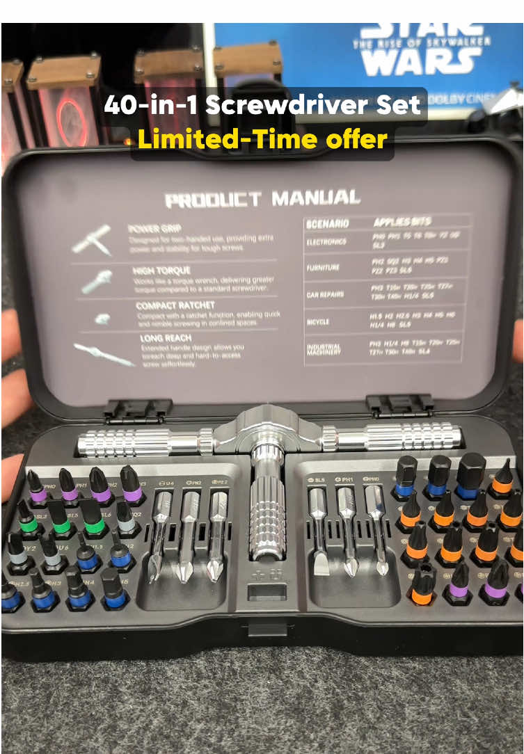 This tool box is limited time offer!#toolbox #tool #tiktokmademebuyit #screwdriver #ratchet #formen #fyp 