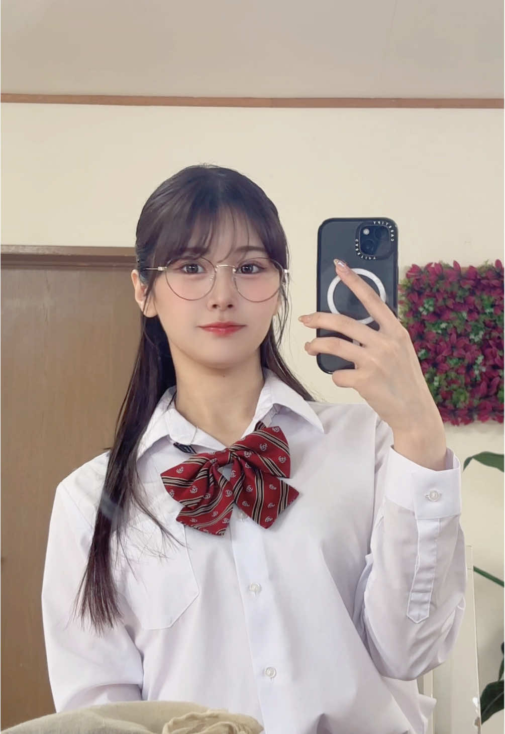 △▽撮影中は髪型服装沢山変えるんだよ〜