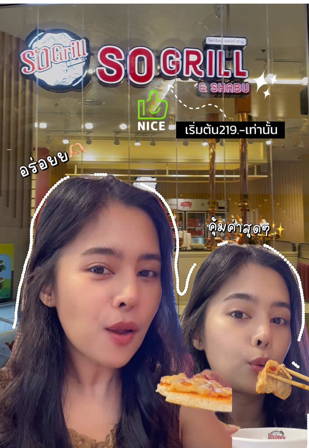 เอาอะไรมาไม่คุ้มกับราคานี้ พูดคำว่าอร่อยมากได้เปลืองเวอร์😂 อวยยศเลยสาขานี้ (หัวหมากทาวน์เซ็นเตอร์) ไม่ต้องรอคิว ร้านสะอาด กว้าง บาร์ใหญ่ ไม่อึดอัด พนักงานบริการดี มีอาหารให้เลือกเยอะมากก ราคาGold buffet 299.- คือคุ้มจริง ทุกคนต้องลอง ของดี อร่อย น้ำซุปหม่าล่าหอมมาก ทำถึง ต้องมาซ้ำอีกแน่นอนค่าา 🥰✨ @So grill  #sogrillandshabu #SaleHereUnboxแกะกล่องรีวิว #Shabu #Buffet #ปิ้งย่าง #ชาบู #บุฟเฟ่ต์