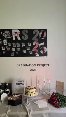 مشروع التخرج 🥹🌷💕🌷💕           #اكسبلور #explore #f #foryou #trending #ترند #funny #funnyvideos #friends #2025 #senior 
