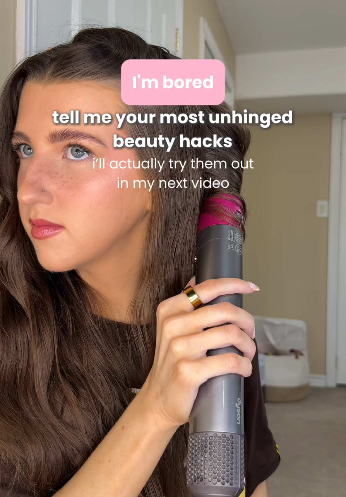 i’m hunting for the wildest beauty hacks. drop yours below and i’ll actually test them in a real video👇 (be warned: i’m not scared)  . . . #beautyhacks #beautyseries #beautytesting #makeuptrends