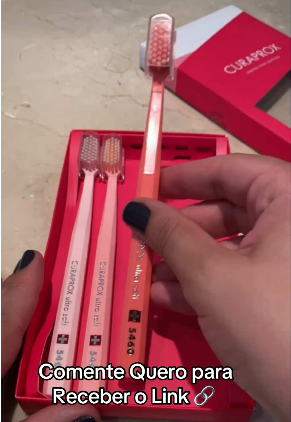 Curaprox Pink Edition 5460 #curaprox #dentes #dentessensiveis #dentesbrancos  #acheinashopee #shopee #comprasonline 