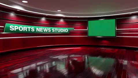 Sports News Template Background Studio Various Designs | Green Screen #greenscreen #greenscreenvideo #news #template #fyp