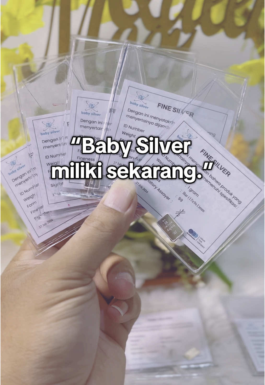 Mulai sekarang, jangan tunda masa depanmu.” #perakmurni #investasilogammulia #babysilver #perakbatangan #investasicerdas #investasipemula 