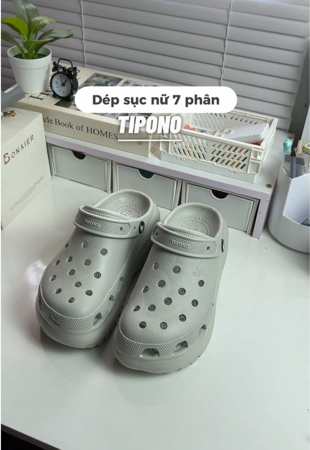 Dép hack chiều cao với dễ phối đồ lắm lunnn #xuhuong #depsucnu #depsuc #tipono #unboxing 