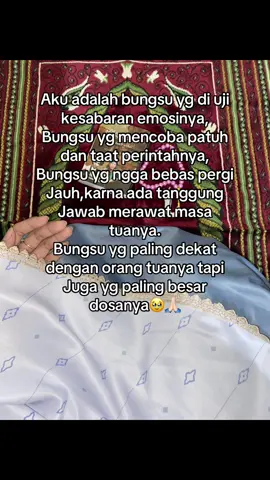 Semoga bungsu ini menjadi anak yang sukses🤲🏻😌🥀