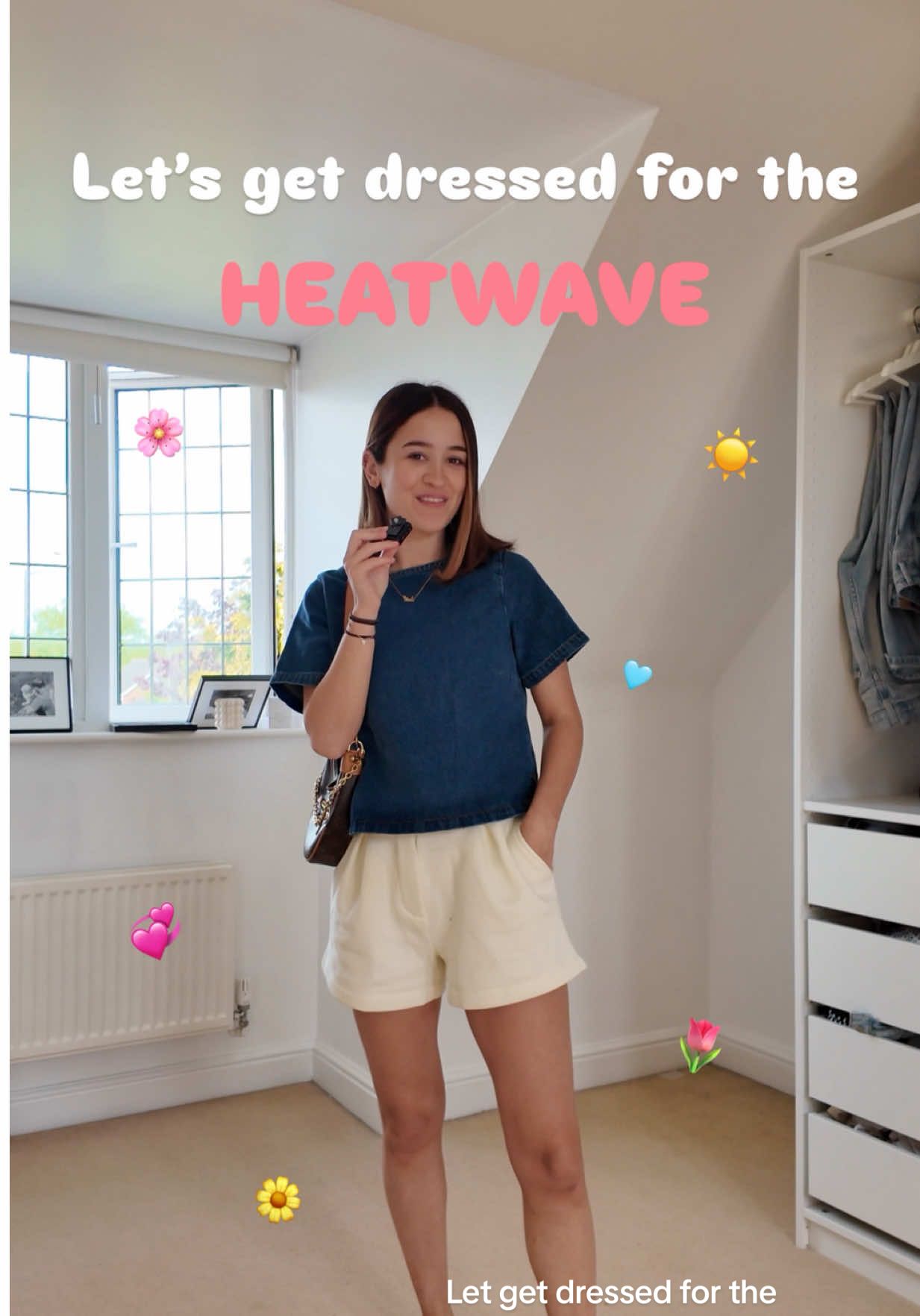 Let’s get dressed for the HEATWAVE ☀️ throughly enjoying the sun these last few days please can it stay like this !!! 🥺 all times 🔗 on my LTK 🔗 🤗 #summeroufitinspo #outfitinspo #basicoutfitidea 