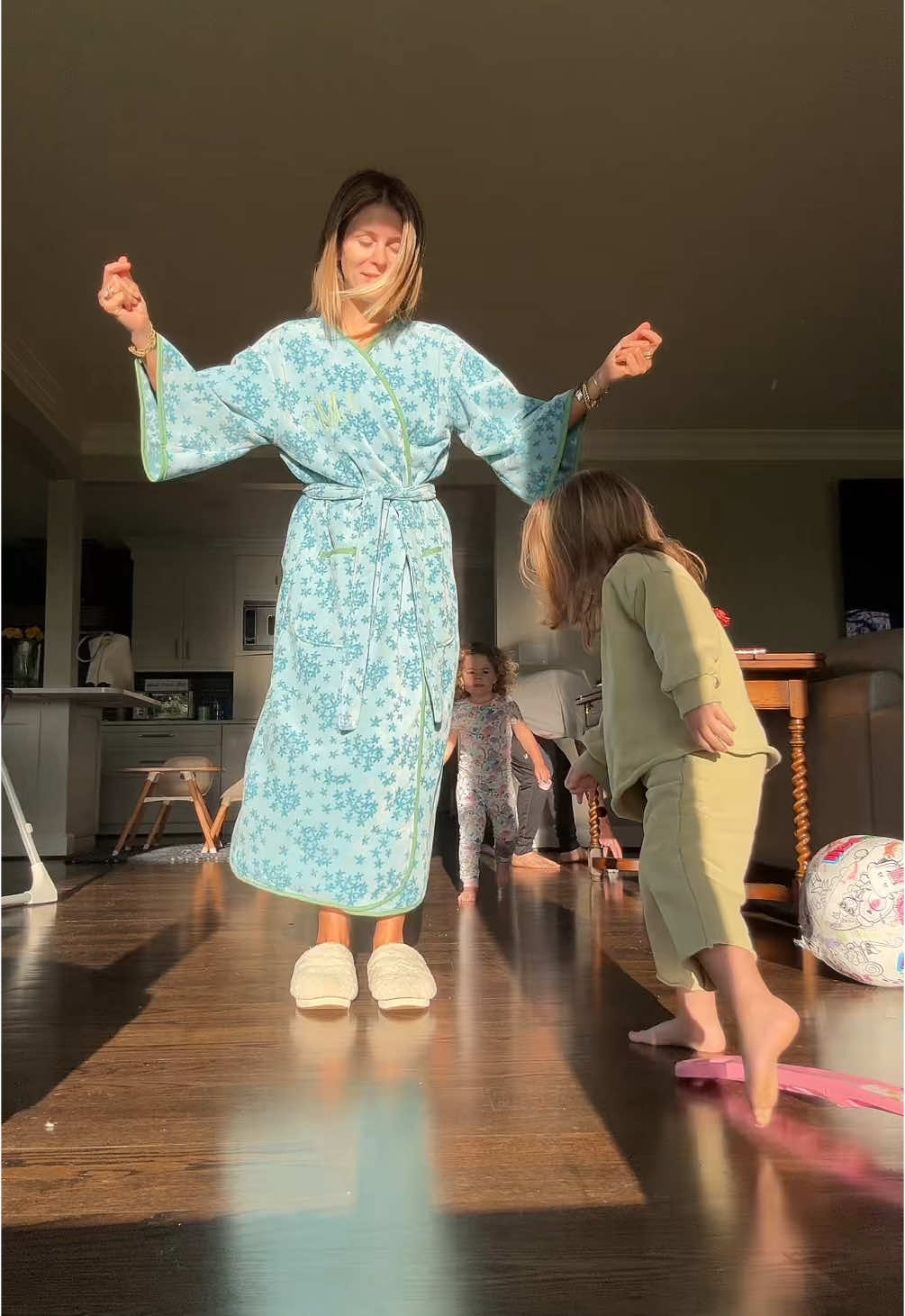 Morning dances in my @Weezie robe 
