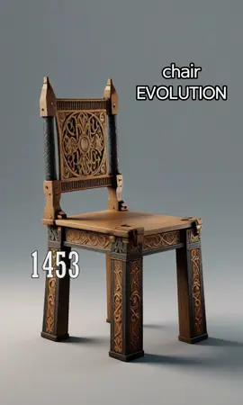 The Evolution of chair: From Past to Present – Created with AI#evolution #ai #chair 