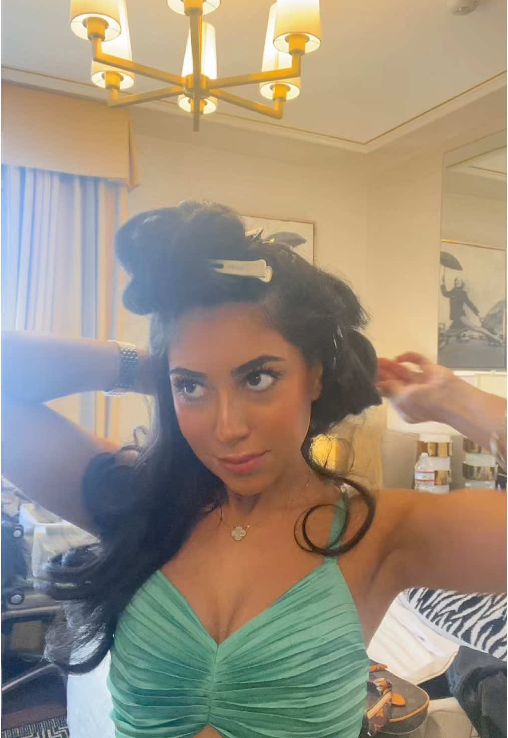 If you’ve been thinking about doing pin blowout… THIS is your sign, it lasted me all night and had so much volume!!!!!!!! It’s becoming that time of year again!! Love wedding season so much because love fills the air 💓💓  #hairtok #pinblowout #blowout #hairtransformation #hairreveal #fyp #beautyhacks #hairtutorial #viralhair #trendingnow #GlowUp #hairstyling #hairmagic