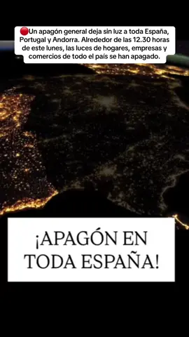 El suministro eléctrico se ha interrumpido en toda la España peninsular en torno a las 12.30 horas del mediodía por causas aún desconocidas, según se puede comprobar a través de los datos de demanda eléctrica de REE. Los operarios de Red Eléctrica Española no tienen por el momento acceso ni a sus teléfonos para tratar de conocer el origen y el alcance de la avería. ⁣ #metro #apagón #luz #apagóneléctrico #estaciones #AVE #tren#apagonespaña#apagonluzespaña