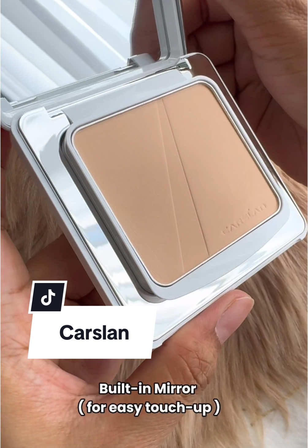 A Sunscreen Pressed Powder?! 😱 This is definitely a must have especially with the hot weather.  ✨ Link in yellow bag. #carslan #carslansunscreenpowder #sunscreen #sunscreenpowder #carslanmy #carslancosmetics  #carslanpowder 