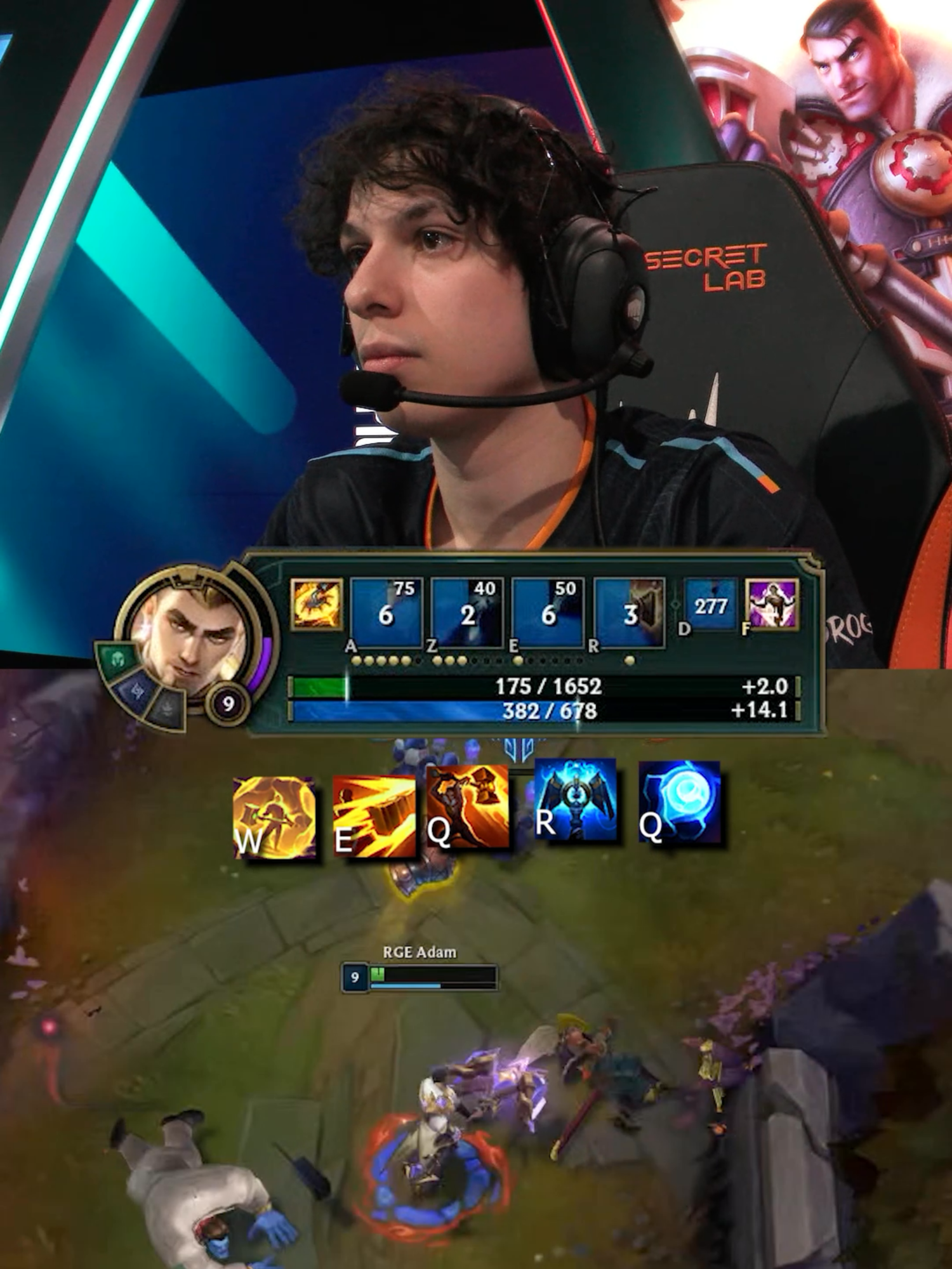 Adam with the calmest 1v2 in League history 😎 Region: @lec   Match: RGE vs VIT  #leagueoflegends #lolesports #lolclips #esports #lec #proview