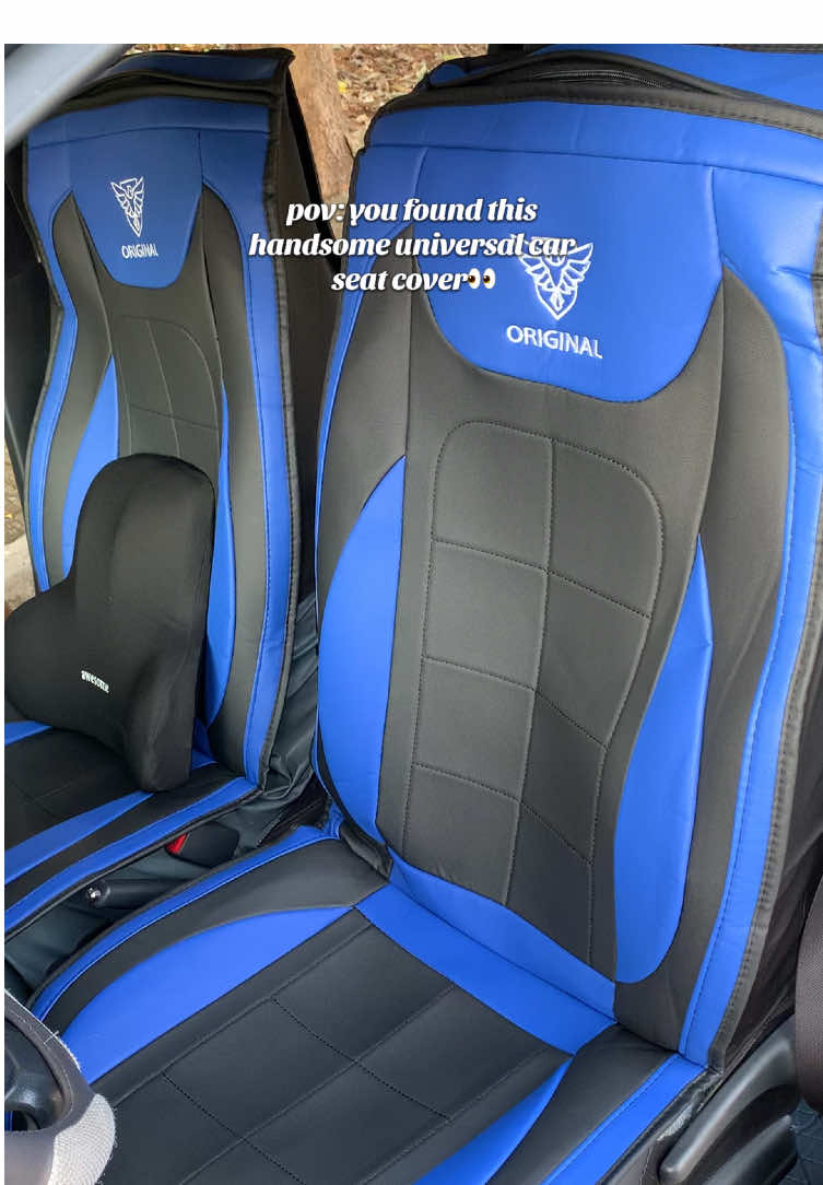 Universal Car Seat Cover Premium Leather 🖤🩶 #leathercarseatcover #carseatcover #carseatcovers #leathercarseatcover #universalcarseatcover #seatcover 