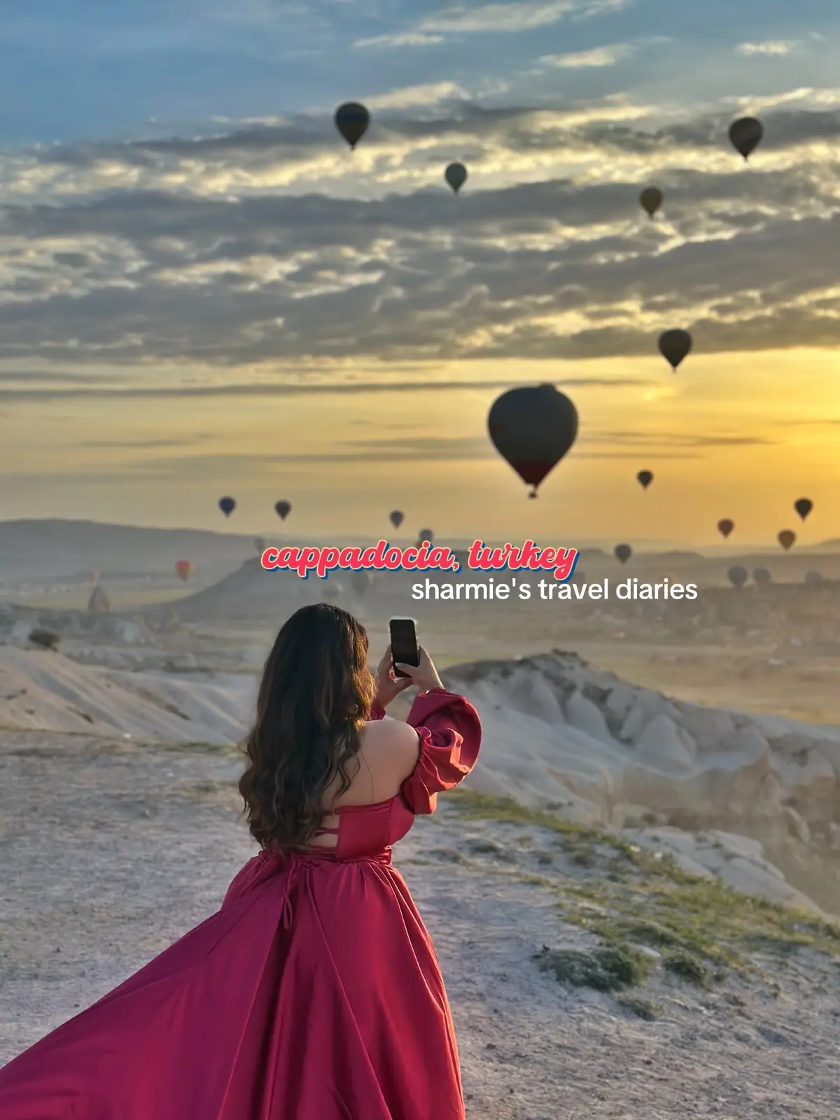 part ii | a moment for all the hot air balloons 🎈#travel #cappadocia #thingstodo 
