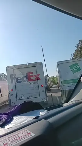 they're making sure that all of us are in compliance to all the trucks before they go out is being checked if your truck is not up to date for the road you are getting turned back to let your boss fix the truck before you leave this terminal #fedexground #fedexdriver #deliverydriver 
