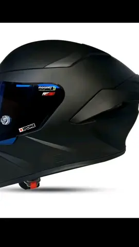 Helm Full Face MLA TTC Crypton / Hitam Dof Kaca Blue / Helm Premium Untuk Pria Dan wanita cek keranjang divideo
