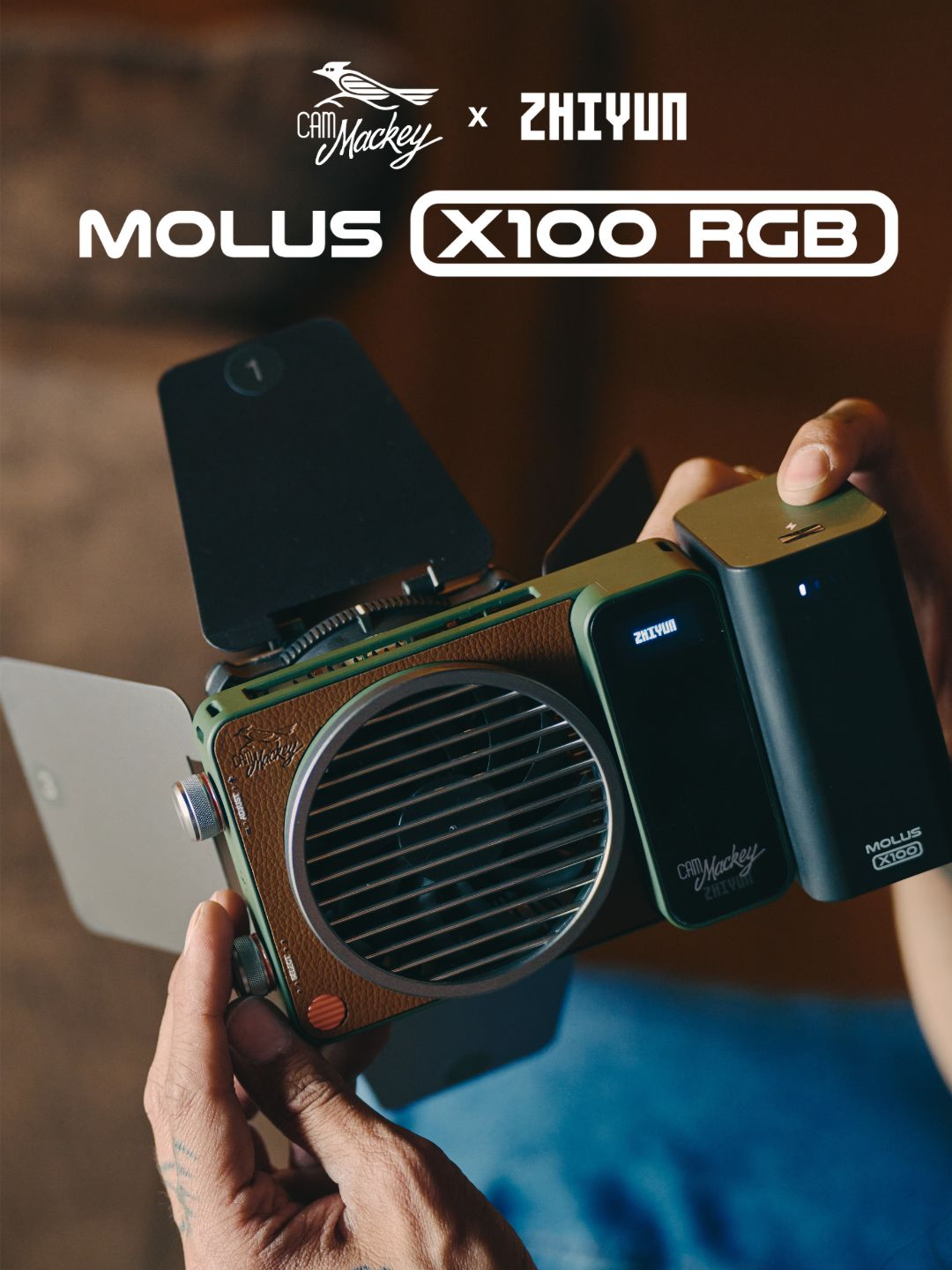 Introducing the ZHIYUN MOLUS X100 RGB — Compact lighting for the new creative generation. 🎥🌈 Co-designed with filmmaker Cam Mackey, the X100 RGB redefines portable power, color precision, and creativity. 🔹 Ultra-Compact Power: Just 384g and 3cm thick, delivering pro-grade lighting. 🔹 Full-Color Mastery: Adjustable color temp (2500K–10000K) + full RGB spectrum. 🔹 Light Shaping: Magnetic Barn Doors, Spotlight Attachment, Softbox 40D. 🔹 All-Day Performance: Detachable 57.72Wh battery with PD fast charging. 🔹 Wireless Control: Adjust settings remotely with ZY Vega app. 👉 Available now for $269, Pro version for $449. Link and code in bio! #ZHIYUN #CamMackey #MOLUSX100RGB #X100RGB #ledlights #Lighting #lightinginnovation #newprodcut #newrelease #newproductlaunch #newproductrelease
