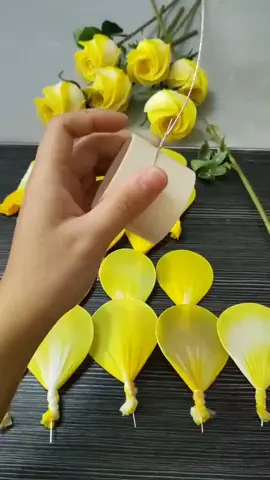 hướng dẫn làm hoa hồng bằng vải voan #hoavoan #hoahongvoan #hoavoandecor #daylamhoa #hoavoannghethuat #handmade #trending