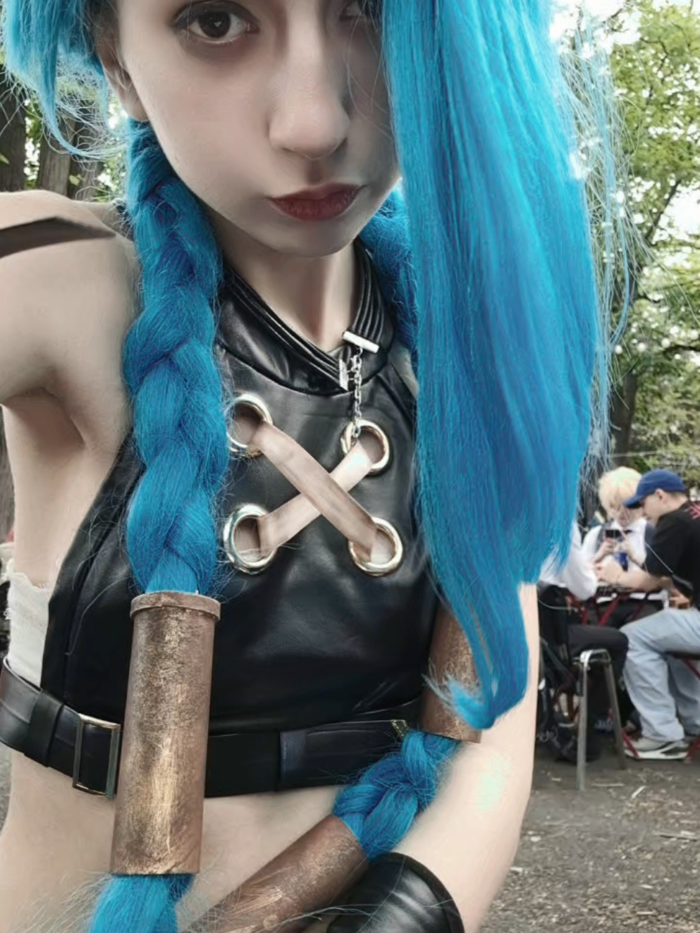 Totally forgot abt her tatoos but wtv #jinx #jinxarcane #arcane #jinxcosplay #arcanecosplay #cosplay #powder #cosplayer #comiccon #eecc #fy #fyp #mybelovedazai #ivantilllvr 