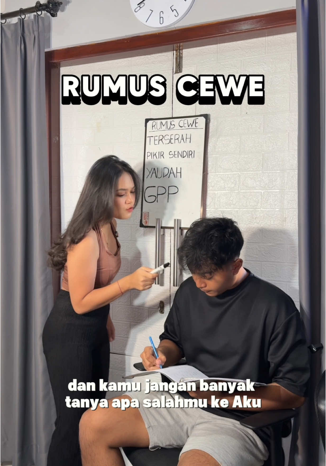 rumus cewe yang wajib diingat kalo mau hidup tenang | ib : @Zuns #gehalda 