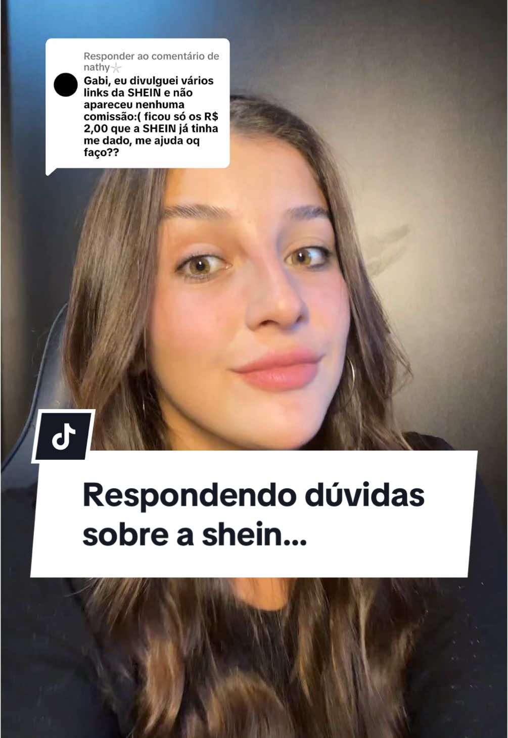 Respondendo a @nathy𓇼 deixe nos comentários suas dúvidas que irei lhe retornar 👇🏻🥰🫶🏻 Já me siga para não perder os próximos conteúdos ❣️ #programadeafiliadoshein #shein #afiliados 