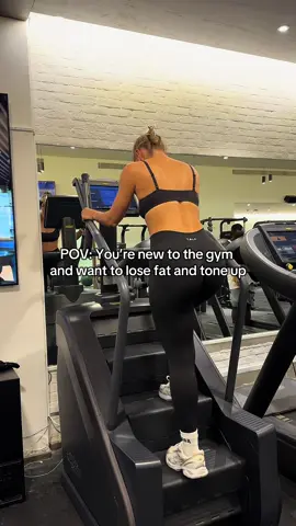 TRY THIS SIMPLE STAIRMASTER ROUTINE: 2 mins - level 5 2mins - level 6 30secs - level 8 30secs - level 10 Repeat x 3 #beginnerworkout #stairmasterworkout #cardioworkout #fatlossworkout #GymTok #consistencyiskey #staydisciplined #fyp 