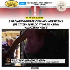 A growing community of Black Americans is making Kenya their new home, driven by a desire to escape systemic racism in the United States and find a deeper connection with their ancestral heritage. Many see Africa, and Kenya in particular, as a place of opportunity, healing, and cultural belonging. From starting businesses to forming vibrant communities, their presence is reshaping parts of Nairobi.  Al Jazeera’s Malcolm Webb reports from Nairobi. #kenyantiktok🇰🇪 #fyp #trendingvideo #aljazeeraenglish #kenyansinusa🇺🇸 